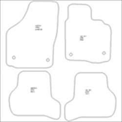 Seat Leon MK2 Oval Clips Car Mats